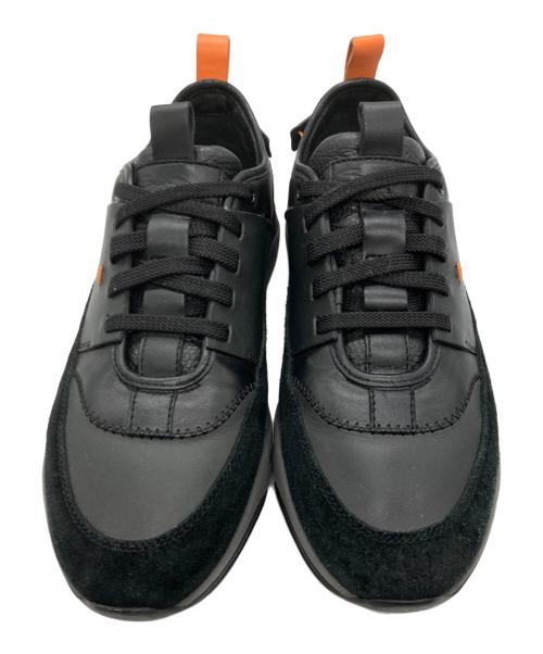 Santoni（サントーニ）Santoni (サントーニ) ローカットスニーカー ブラック サイズ:7の古着・服飾アイテム