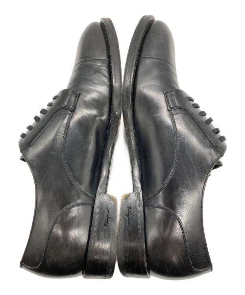 Salvatore Ferragamo（サルヴァトーレ フェラガモ）Salvatore Ferragamo (サルヴァトーレ フェラガモ) プレーントゥシューズ ブラック サイズ:7 1/2の古着・服飾アイテム