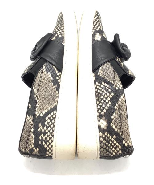 MICHAEL KORS（マイケル・コース）MICHAEL KORS (マイケル・コース) リボンスリッポン ブラック×ブラウン サイズ:6M/36Mの古着・服飾アイテム