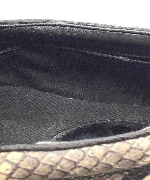 MICHAEL KORS（マイケル・コース）MICHAEL KORS (マイケル・コース) リボンスリッポン ブラック×ブラウン サイズ:6M/36Mの古着・服飾アイテム