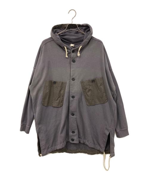 O project（オープロジェクト）O project (オープロジェクト) CARDIGAN SWEAT ダークラベンダー サイズ:Mサイズの古着・服飾アイテム