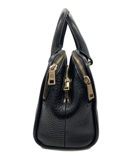 FURLA（フルラ）FURLA (フルラ) 2WAYバッグ ブラック×ゴールドの古着・服飾アイテム