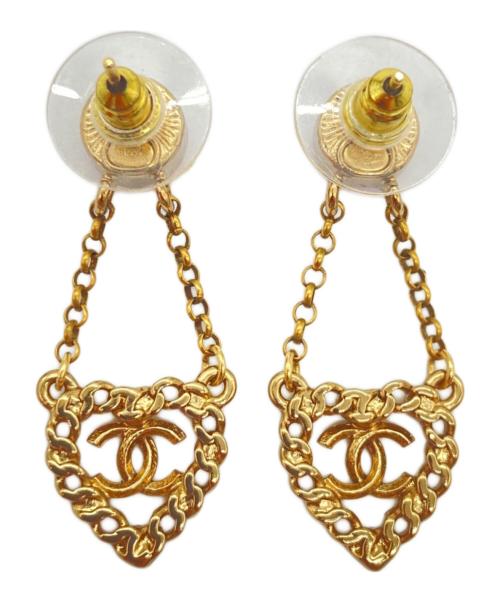 CHANEL（シャネル）CHANEL (シャネル) ハートモチーフピアスの古着・服飾アイテム