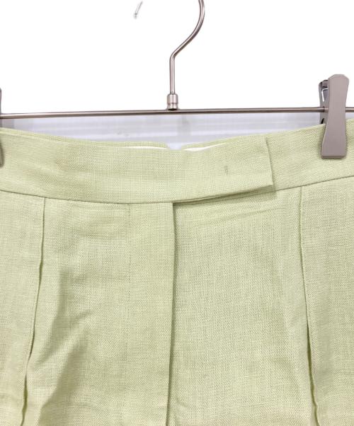 ebure（エブール）ebure (エブール) リネンブレンドパンツ ライトグリーン サイズ:SIZE 36の古着・服飾アイテム