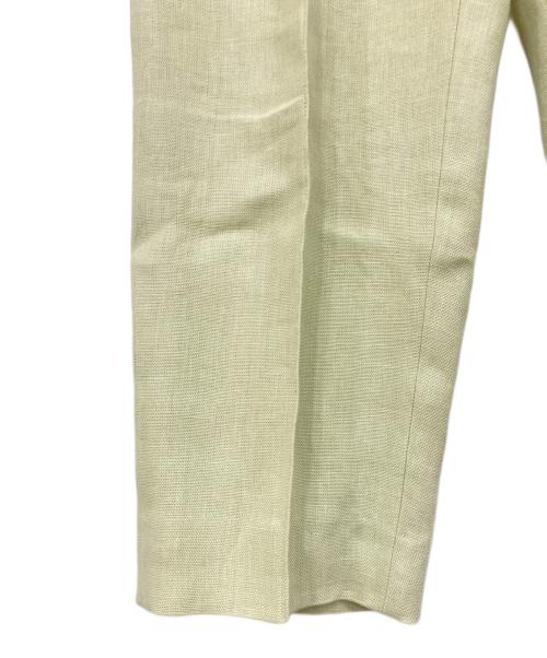 ebure（エブール）ebure (エブール) リネンブレンドパンツ ライトグリーン サイズ:SIZE 36の古着・服飾アイテム