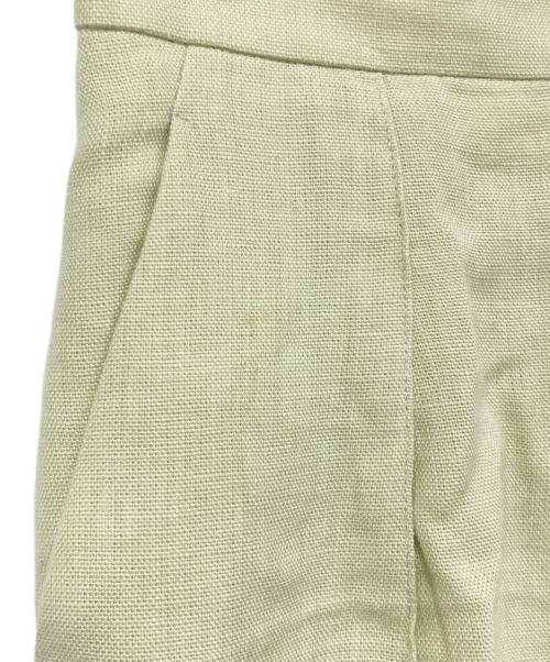 ebure（エブール）ebure (エブール) リネンブレンドパンツ ライトグリーン サイズ:SIZE 36の古着・服飾アイテム