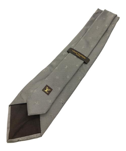 LOUIS VUITTON（ルイ ヴィトン）LOUIS VUITTON (ルイ ヴィトン) シルクネクタイ グレー サイズ:-の古着・服飾アイテム