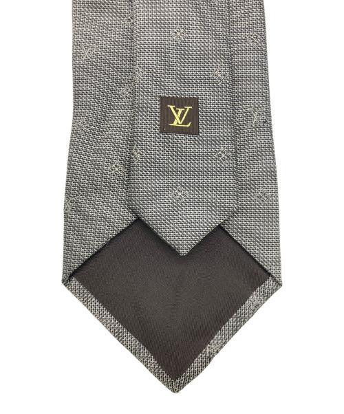 LOUIS VUITTON（ルイ ヴィトン）LOUIS VUITTON (ルイ ヴィトン) シルクネクタイ グレー サイズ:-の古着・服飾アイテム