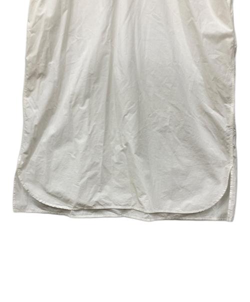 DANTON（ダントン）DANTON (ダントン) 半袖プルオーバー シャツワンピース ホワイト サイズ:SIZE 36の古着・服飾アイテム