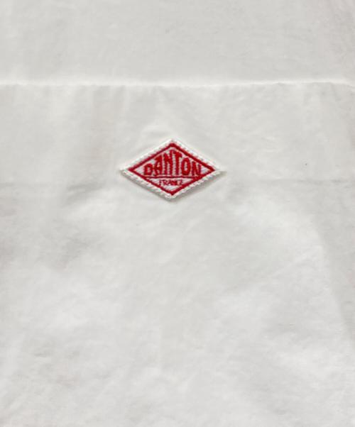 DANTON（ダントン）DANTON (ダントン) 半袖プルオーバー シャツワンピース ホワイト サイズ:SIZE 36の古着・服飾アイテム