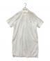 DANTON（ダントン）の古着「半袖プルオーバー シャツワンピース」｜ホワイト