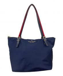 Kate Spade（ケイトスペード）の古着「トートバッグ」｜ネイビー×レッド