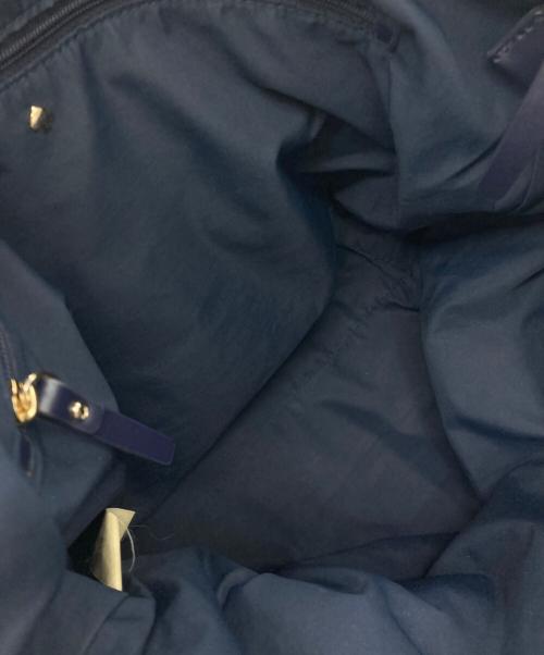 Kate Spade（ケイトスペード）Kate Spade (ケイトスペード) トートバッグ ネイビー×レッドの古着・服飾アイテム