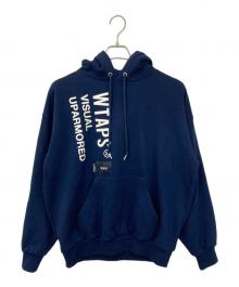 WTAPS（ダブルタップス）の古着「プルオーバーパーカー」｜ネイビー