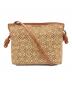 LOEWE（ロエベ）の古着「FLAMECO CLUTCH MINI」｜ブラウン×ホワイト
