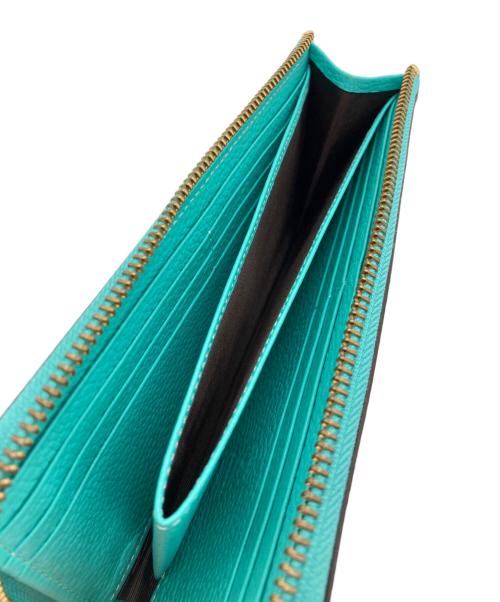 russet（ラシット）russet (ラシット) L字ファスナー財布 ターコイズブルーの古着・服飾アイテム