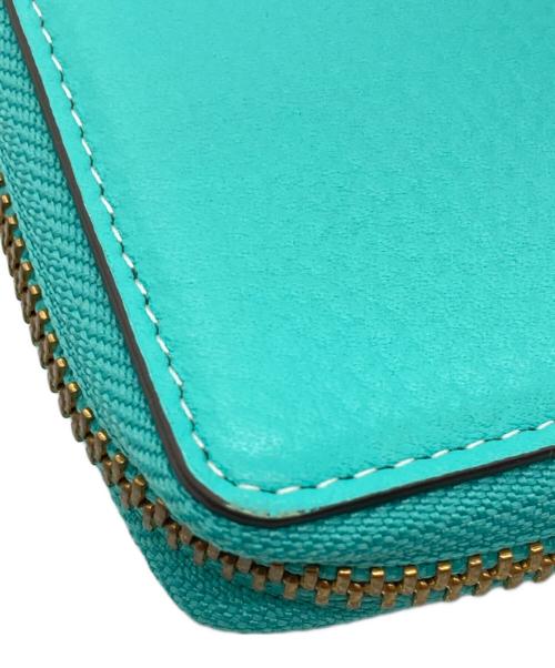 russet（ラシット）russet (ラシット) L字ファスナー財布 ターコイズブルーの古着・服飾アイテム