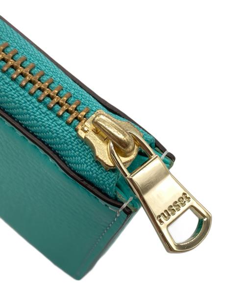 russet（ラシット）russet (ラシット) L字ファスナー財布 ターコイズブルーの古着・服飾アイテム