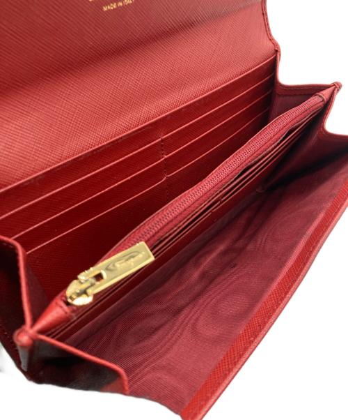 Salvatore Ferragamo（サルヴァトーレ フェラガモ）Salvatore Ferragamo (サルヴァトーレ フェラガモ) 長財布 レッドの古着・服飾アイテム