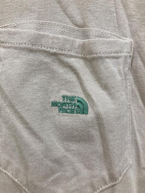 THE NORTHFACE PURPLELABEL（ザ・ノースフェイス パープルレーベル）THE NORTHFACE PURPLELABEL (ザ・ノースフェイス パープルレーベル) 5.5oz H/S Crew Neck Dress ベージュ×グリーン サイズ:Mサイズの古着・服飾アイテム