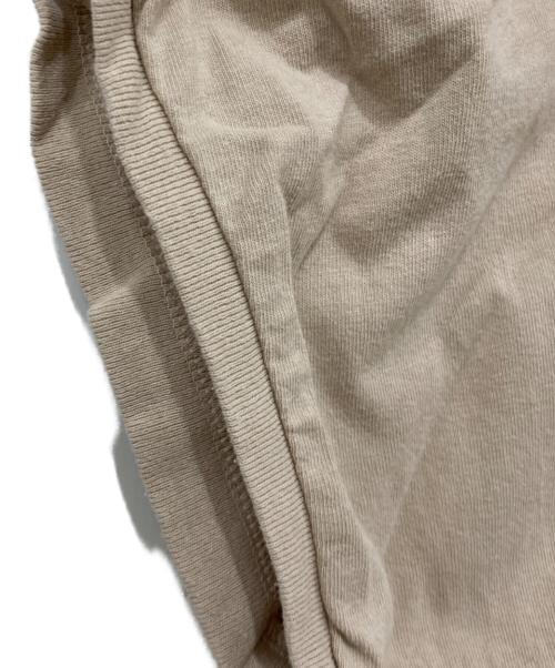 THE NORTHFACE PURPLELABEL（ザ・ノースフェイス パープルレーベル）THE NORTHFACE PURPLELABEL (ザ・ノースフェイス パープルレーベル) 5.5oz H/S Crew Neck Dress ベージュ×グリーン サイズ:Mサイズの古着・服飾アイテム