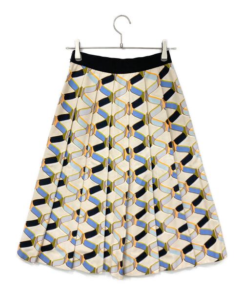 ANAYI（アナイ）ANAYI (アナイ) イージースカート ピンク×ブラック サイズ:36 未使用品の古着・服飾アイテム