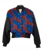 KENZO x H&Mケンゾー エイチアンドエム）の古着「ボアジャケット」｜レッド×ブラック