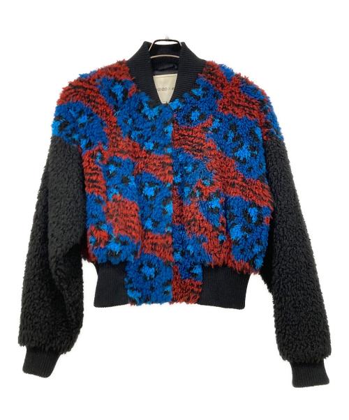 KENZO x H&M（ケンゾー エイチアンドエム）KENZO x H&M (ケンゾー エイチアンドエム) ボアジャケット レッド×ブラック サイズ:Mサイズの古着・服飾アイテム