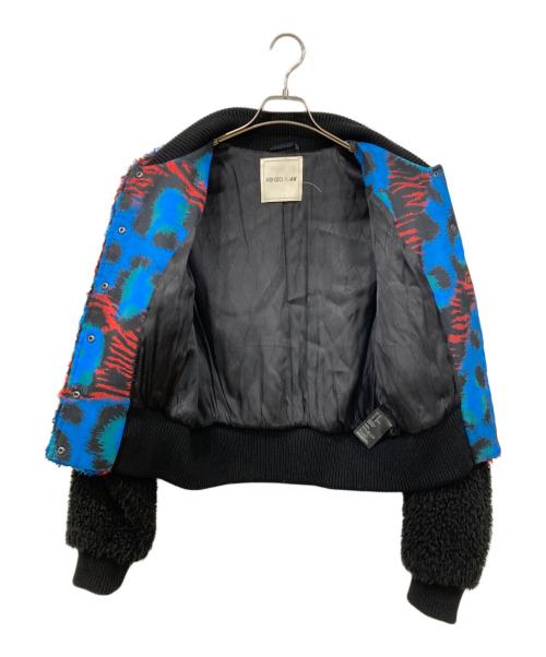 KENZO x H&M（ケンゾー エイチアンドエム）KENZO x H&M (ケンゾー エイチアンドエム) ボアジャケット レッド×ブラック サイズ:Mサイズの古着・服飾アイテム