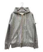 Championチャンピオン）の古着「ジップパーカー」｜グレー