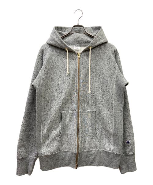 Champion（チャンピオン）Champion (チャンピオン) ジップパーカー グレー サイズ:XXLの古着・服飾アイテム