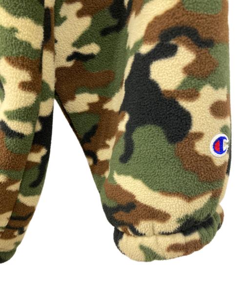 Champion（チャンピオン）Champion (チャンピオン) ボアジャケット カーキ×ブラック サイズ:XLサイズの古着・服飾アイテム