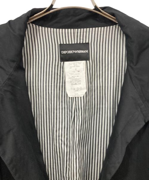 EMPORIO ARMANI（エンポリオ アルマーニ）EMPORIO ARMANI (エンポリオ アルマーニ) コート ブラック サイズ:SIZE 38の古着・服飾アイテム