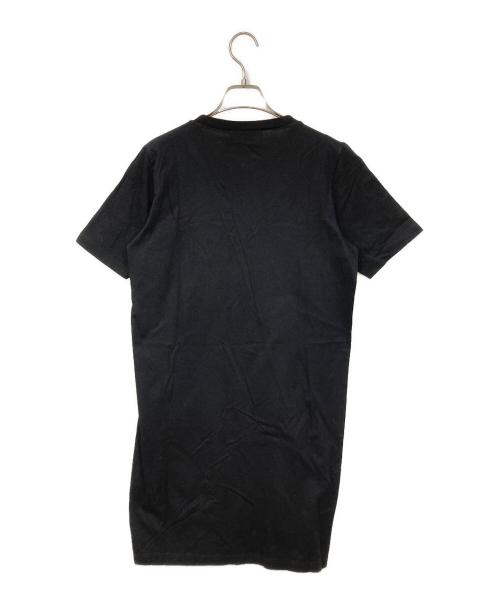 DSQUARED2（ディースクエアード）DSQUARED2 (ディースクエアード) カットソーワンピース ブラック×ホワイト サイズ:Sの古着・服飾アイテム