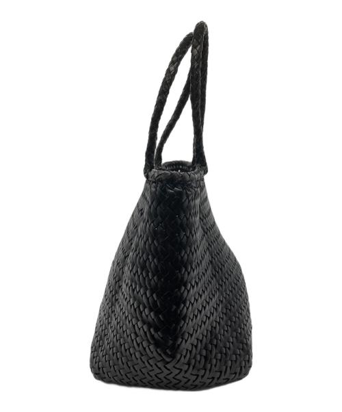 DRAGON（ドラゴン）DRAGON (ドラゴン) 編み込みバッグ ブラックの古着・服飾アイテム