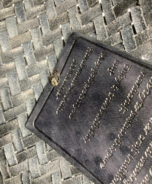 DRAGON（ドラゴン）DRAGON (ドラゴン) 編み込みバッグ ブラックの古着・服飾アイテム