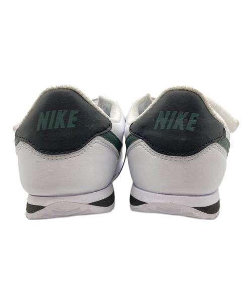 NIKE（ナイキ）NIKE (ナイキ) Cortez EasyOn ホワイト×グリーン サイズ:19.5 未使用品の古着・服飾アイテム