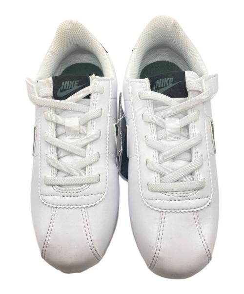 NIKE（ナイキ）NIKE (ナイキ) Cortez EasyOn ホワイト×グリーン サイズ:19.5 未使用品の古着・服飾アイテム