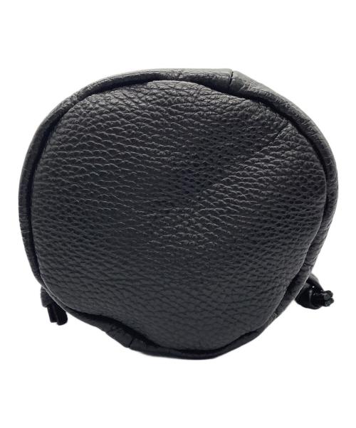 santaku（サンタク）santaku (サンタク) 4way grain leather shoulder bag ブラック×ゴールドの古着・服飾アイテム