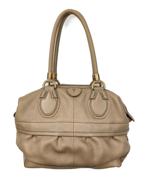 TOD'S（トッズ）TOD'S (トッズ) ハンドバッグ ブラウンの古着・服飾アイテム