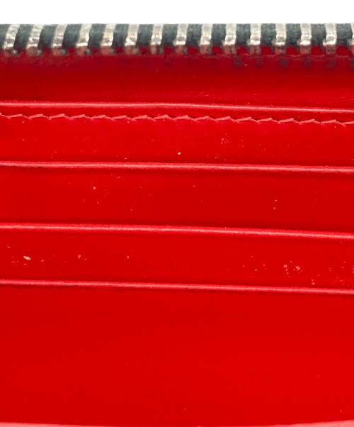 Christian Louboutin（クリスチャン・ルブタン）Christian Louboutin (クリスチャン・ルブタン) スタッズ長財布 ブラック×レッドの古着・服飾アイテム