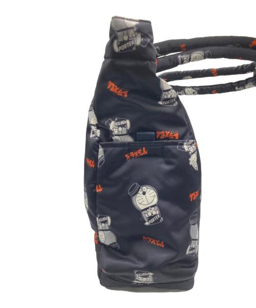 PORTER（ポーター）PORTER (ポーター) ドラえもん (ドラエモン) トートバッグ ネイビー×オレンジの古着・服飾アイテム