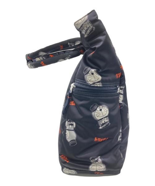 PORTER（ポーター）PORTER (ポーター) ドラえもん (ドラエモン) トートバッグ ネイビー×オレンジの古着・服飾アイテム
