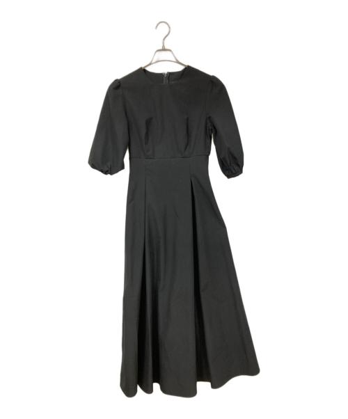 nairo（ナイロ）nairo (ナイロ) クルーネックヘップバーンワンピース ブラック サイズ:Mサイズの古着・服飾アイテム