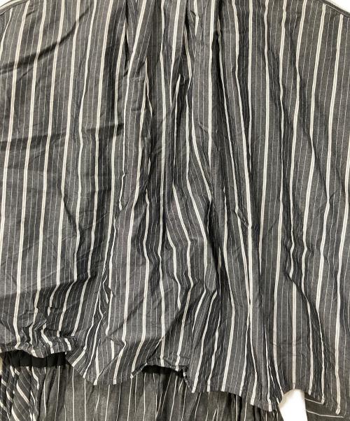 AULA AILA（アウラアイラ）AULA AILA (アウラアイラ) 長袖ジップワンピース ホワイト×ブラック サイズ:Sサイズの古着・服飾アイテム