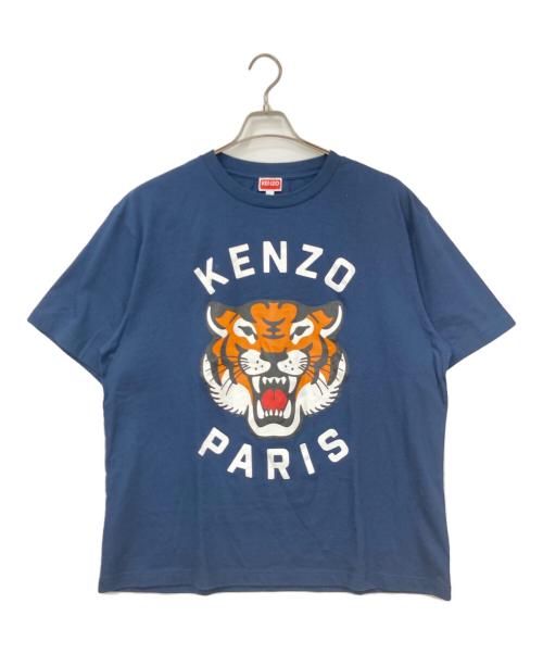 KENZO（ケンゾー）KENZO (ケンゾー) ロゴカットソー ネイビー サイズ:Lサイズの古着・服飾アイテム