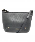 FURLAフルラ）の古着「ショルダーバッグ」｜ブラック×ゴールド