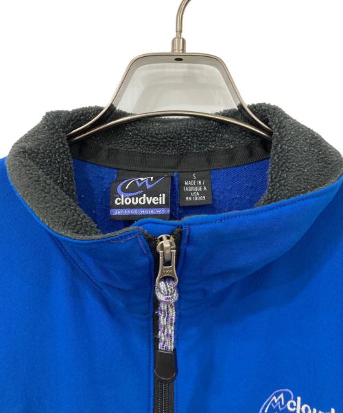 cloudveil（クライドベイル）cloudveil (クライドベイル) ジップジャケット ブルー×グレー サイズ:SIZE Sの古着・服飾アイテム