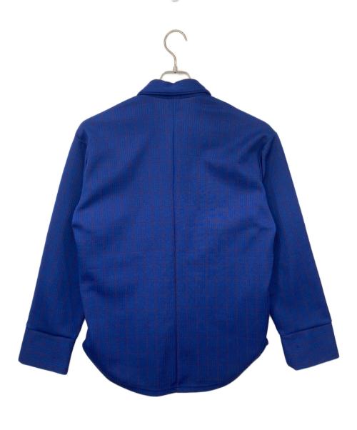 6(ROKU) BEAUTY&YOUTH（ロク ビューティーアンドユース）6(ROKU) BEAUTY&YOUTH (ロク ビューティーアンドユース) 長袖シャツ ブルー×パープル サイズ:FREEの古着・服飾アイテム