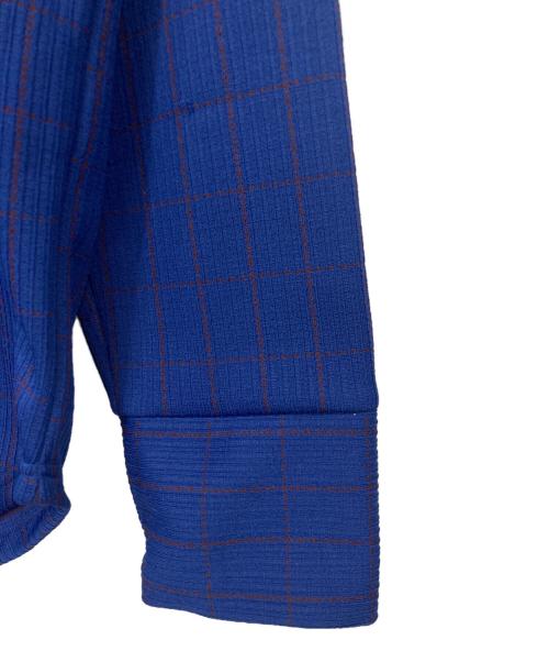 6(ROKU) BEAUTY&YOUTH（ロク ビューティーアンドユース）6(ROKU) BEAUTY&YOUTH (ロク ビューティーアンドユース) 長袖シャツ ブルー×パープル サイズ:FREEの古着・服飾アイテム